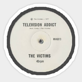 television addict Sticker